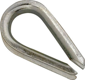 Campbell T7670639 Wire Rope Thimble, 5/16 in Dia Cable, Iron, Electro-Galvanized, Pack of 10