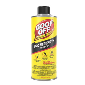 Goof Off Pro Strength All Purpose Remover 1 pt, Pack of 6