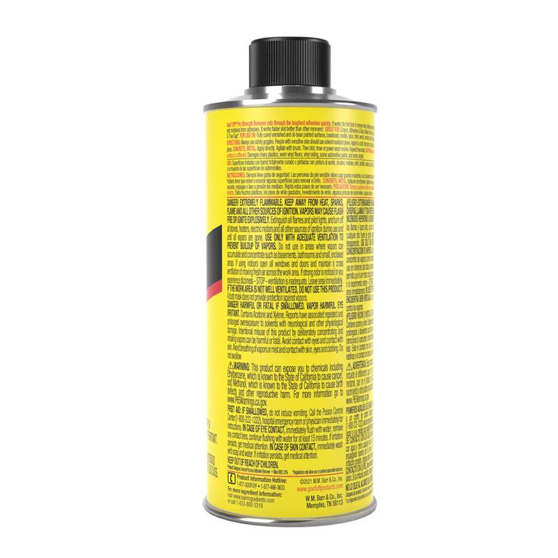 Goof Off Pro Strength All Purpose Remover 1 pt, Pack of 6