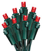 Hometown Holidays U15E302D Light Set, Christmas, 120 V, 4.8 W, 70-Lamp, LED Lamp, Red Lamp, 18.58 ft L