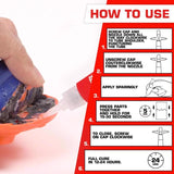 Loctite Super Glue Super Strength Glue Clear Super Glue 0.07 oz, Pack of 12
