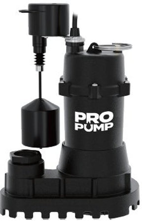 PRO PUMP SP33CIV Vertical Sump Pump, 1/3 hp, Cast Iron Housing Material