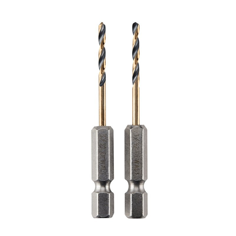 DEWALT DWA5006 Drill Bit, 3/32 in Dia, 2-3/8 in OAL, Heavy-Duty, 1/4 in Dia Shank, Hex Shank