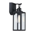 Westinghouse Victoria Series 6122600 Wall Sconce, 60 W, LED, Metal, Black, Matte