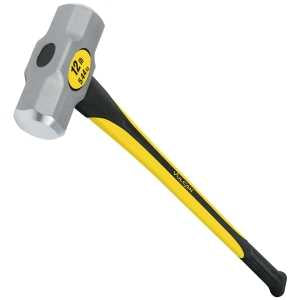 Vulcan 34500 Sledge Hammer, 12 lb Head, Chamfered Head, Steel Head, 36 in OAL