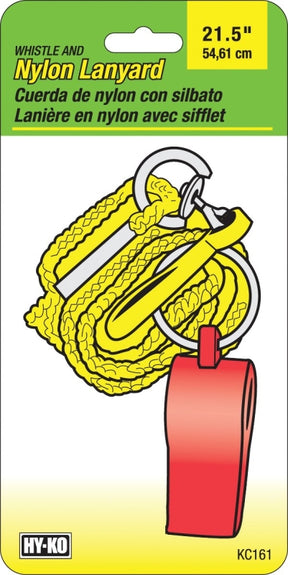 Hy-Ko KC161 Lanyard, 21 in L, Nylon