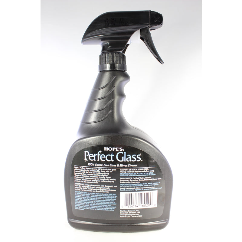 Hope's Perfect Glass No Scent Glass Cleaner 32 oz Liquid, Pack of 6