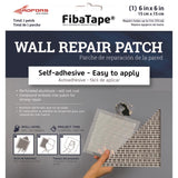 Saint-Gobain ADFORS FibaTape 6 in. L X 6 in. W Reinforced Aluminum White Self Adhesive Wall Repair P