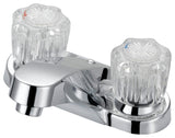 Boston Harbor F5120067CP Lavatory Faucet, 1.2 gpm, 2-Faucet Handle, 3-Faucet Hole, Metal/Plastic, Chrome, Round Handle