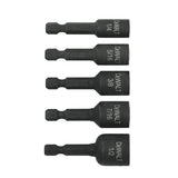 DEWALT ELITE Series DWAFEND5 Nut Driver Set, 5-Piece, Black Oxide, Specifications: 1/4 in Hex Shank