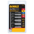 DEWALT ELITE Series DWAFEND5 Nut Driver Set, 5-Piece, Black Oxide, Specifications: 1/4 in Hex Shank
