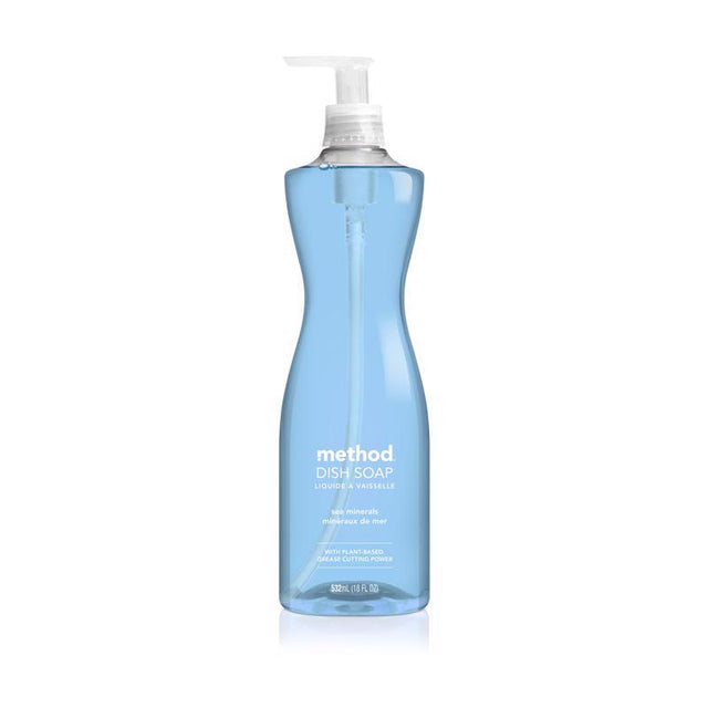 Method Sea Mineral Scent Liquid Dish Soap 18 oz 1 pk, Pack of 6