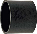 Canplas 103002BC Pipe Coupling, 2 in, Hub, ABS, Black, SCH 40 Schedule