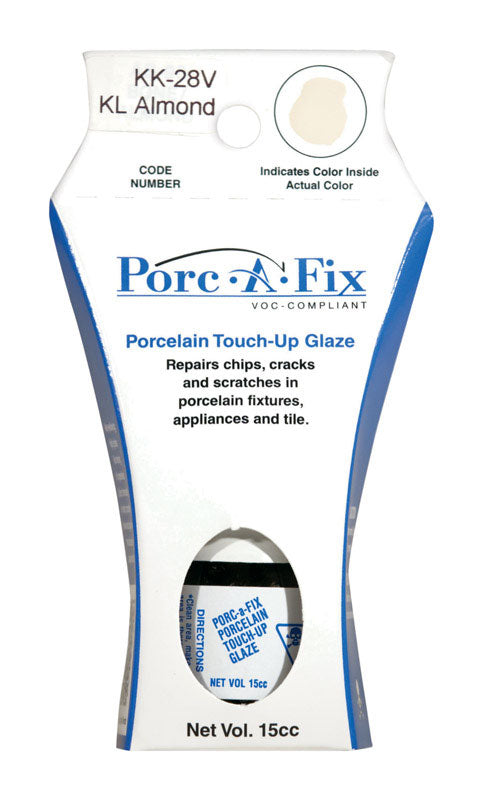 Porc-A-Fix Porcelain Kohler Almond Touch-Up Glaze 15 cc