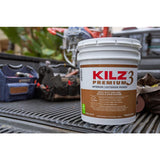KILZ Premium White Flat Water-Based Stain Blocking Primer 5 gal