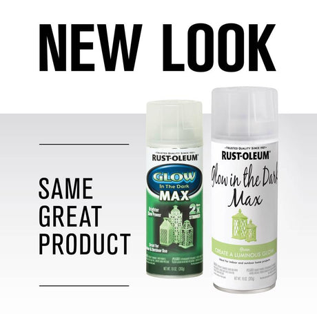 Rust-Oleum Specialty Matte Green Glow-in-the-Dark Spray Paint 10 oz, Pack of 6