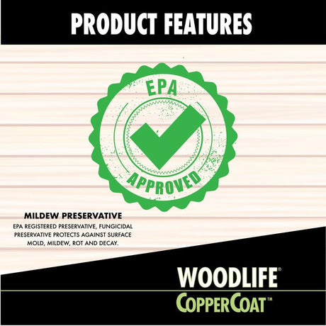 Wolman Woodlife Green Water-Based Wood Preservative 1 qt