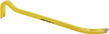 STANLEY Fatmax 55-102 Wrecking Bar, 24 in L, Beveled, Slotted Tip, 1-3/4 in W Tip, HCS, Yellow