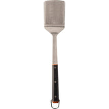 Traeger BAC789 BBQ Spatula, Stainless Steel Blade, Stainless Steel, Teak Wood Handle, 17.13 in OAL
