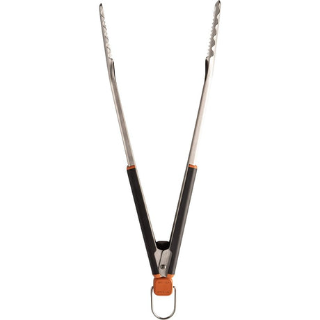 Traeger BAC790 Tongs, Stainless Steel Blade, Teak Wood Handle, 16.54 in OAL
