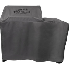 Traeger BAC759 Full-Length Grill Cover, 23 in W, 55 in D, 46 in H, Polyester, Gray