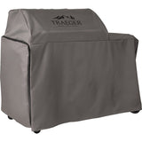 Traeger BAC775 Full-Length Grill Cover, 23 in W, 70 in D, 46 in H, Polyester, Gray