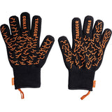 Traeger BAC788 BBQ Grilling Mitts, Aramid Fiber/Silicone, Black