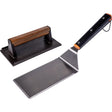 Traeger BAC850 Flat Top Burger Kit, Stainless Steel Blade, Cast Iron, Polypropylene Handle