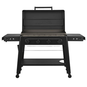 Traeger TF4NN64DNU Irontop 4-Burner Gas Griddle, 48,000 Btu/hr BTU, LP, 648 sq-in Primary Cooking Surface, Steel Body, Black