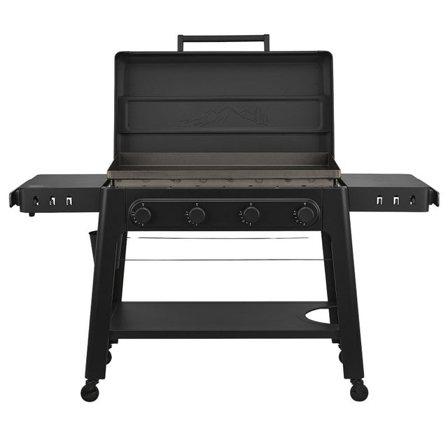 Traeger TF4NN64DNU Irontop 4-Burner Gas Griddle, 48,000 Btu/hr BTU, LP, 648 sq-in Primary Cooking Surface, Steel Body, Black