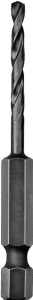 Irwin 93736 Series Bit Holder with C-Ring, 12 in L, 1/4 in Drive, Hex Drive, 1/4 in Shank, Hex Shank, Steel, 5/PK
