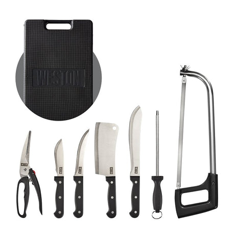 Weston 83-7001-W Game Processing Knife Set, 10-Piece