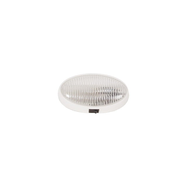 Optronics Oval Porch/ Utility Lights, White w/Switch