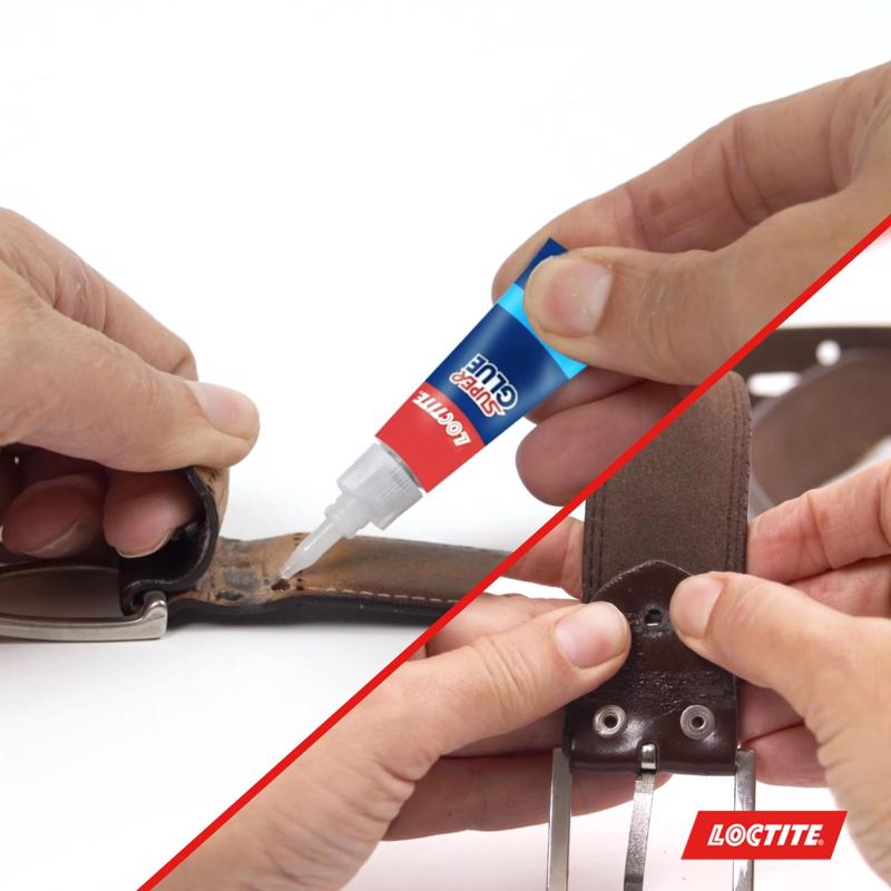 Loctite Ultra Gel Minis High Strength Ethyl Cyanoacrylate Clear Super Glue 0.1 oz, Pack of 6