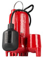 Red Lion 14942744 Sump Pump, 1-Phase, 4.4 A, 115 V, 1/3 hp, 1-1/2 in Outlet, 25 ft Max Head, 3350 gph, Cast Iron