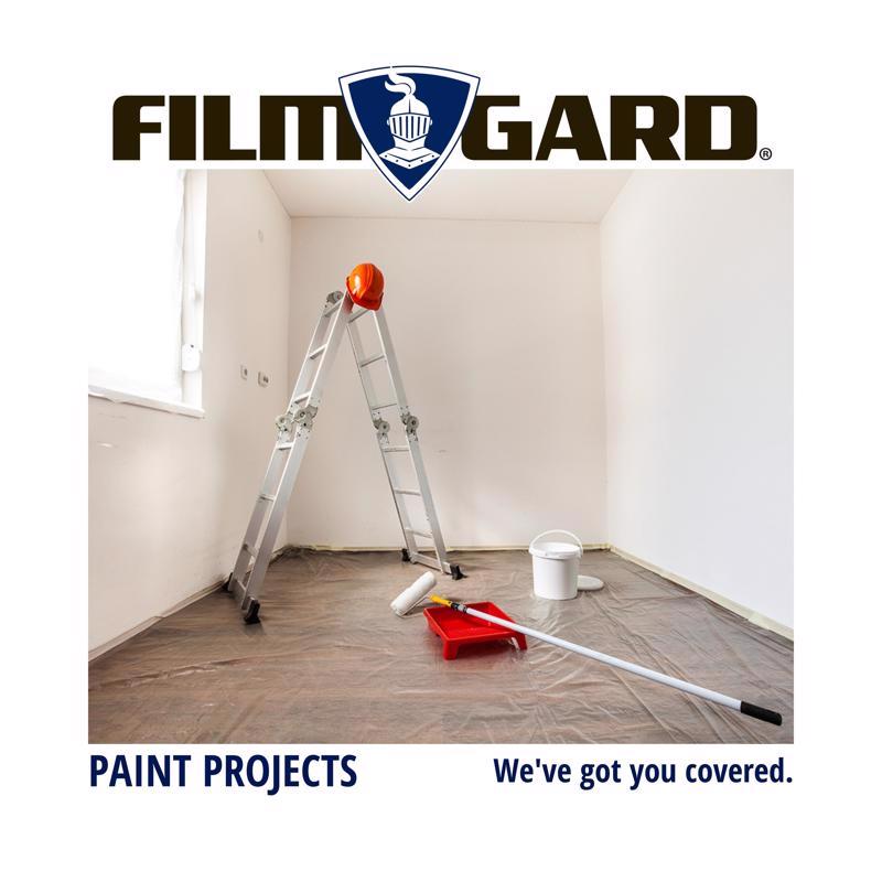 Film-Gard 9 ft. W X 12 ft. L X 0.5 mil Plastic Drop Cloth 1 pk