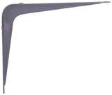 ProSource 21137PGL-PS Shelf Bracket, 40 lb/Pair, 5 in L, 4 in H, Steel, Gray, Pack of 20