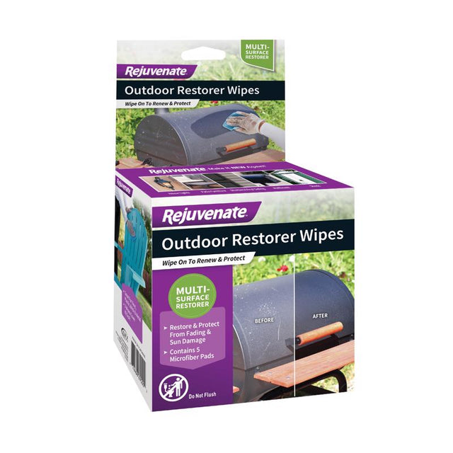 Rejuvenate Microfiber Restorer Wipe 4 in. W X 4 in. L 5 pk