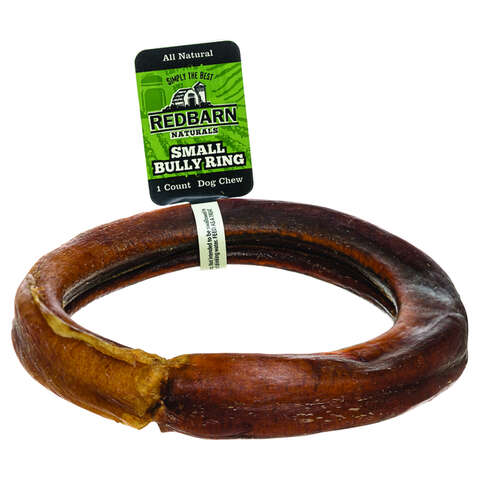 Redbarn Small Bully Ring Grain Free Chews For Dogs 1 pk, Pack of 35