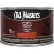 Old Masters Semi-Transparent Crimson Fire Oil-Based Alkyd Gel Stain 1 pt, Pack of 4