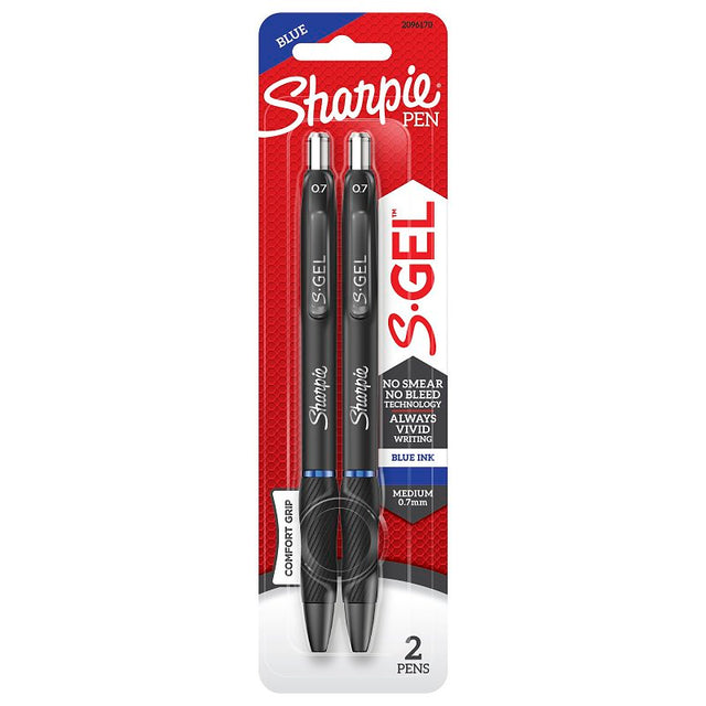 GEL PEN 0.7MM MED POINT BLUE