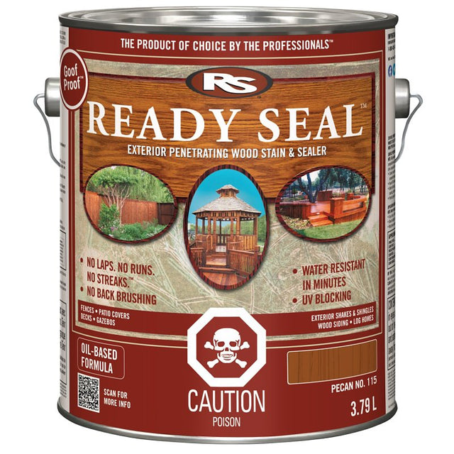 WOOD STAIN EXTR LIQ PECAN 1GA, Pack of 4