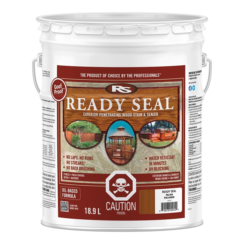 WOOD STAIN EXTR LIQ PECAN 5GA