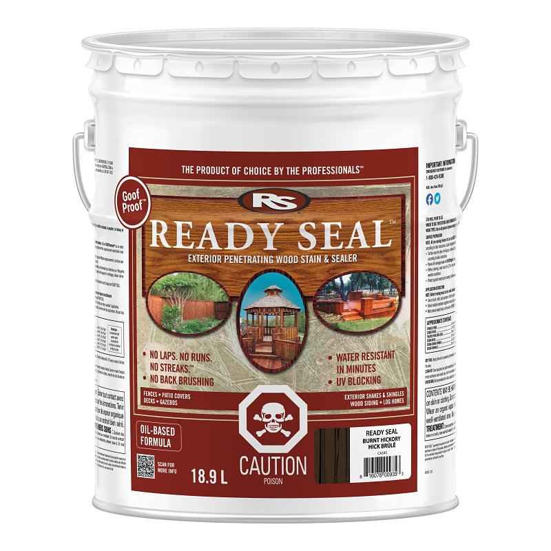 WOOD STAIN EXTR BURNT HICK 5GA