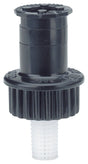 Toro 53124 Spray Sprinkler, 1/2 in Connection, Female, 5 to 15 ft, 27 deg Nozzle Trajectory, Side Strip Nozzle, Plastic