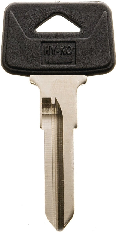 Hy-Ko 12005VL8 Automotive Key Blank, Brass/Plastic, Nickel, For: Volvo Vehicle Locks, Pack of 5