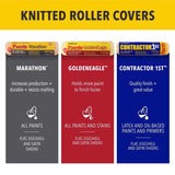 Purdy Ultra Finish Microfiber 9 in. W X 3/8 in. Regular Paint Roller Cover 3 pk