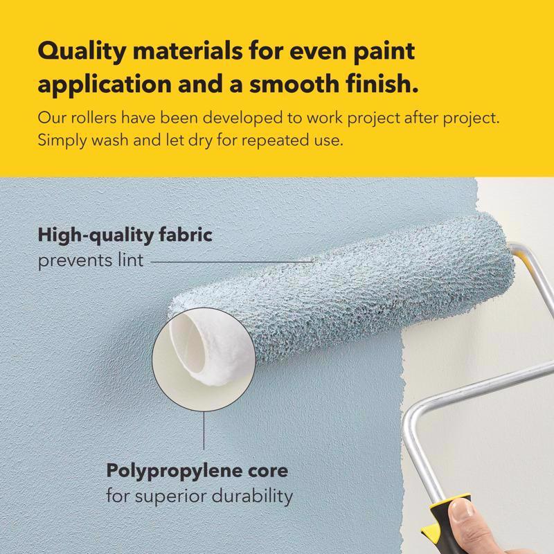 Purdy Ultra Finish Microfiber 9 in. W X 3/8 in. Regular Paint Roller Cover 3 pk