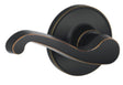 Schlage J Series J10LAS716 Passage Lever, Mechanical Lock, Aged Bronze, Metal, Residential, 3 Grade, ADA Compliant