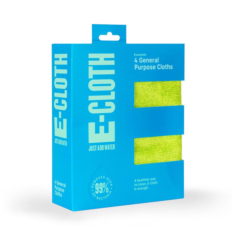 E-Cloth Microfiber Cleaning Cloth 12.5 in. W X 12.5 in. L 4 pk, Pack of 5